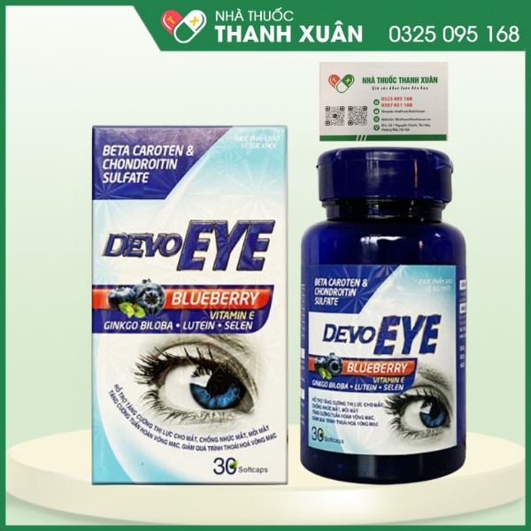 DEVO EYE - Hỗ trợ tăng cường thị lực cho mắt